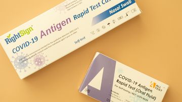 Rapid antigen test kits.