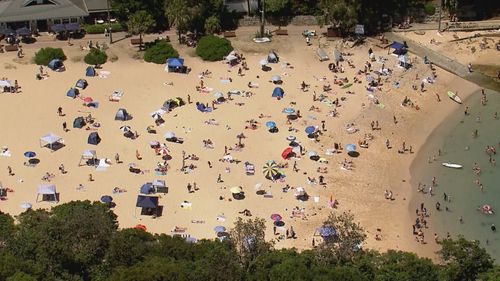 Crowds have hit the beaches today to cool off, but tomorrow is expected to be even busier for Australia Day.