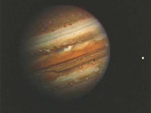 An image of Jupiter, snapped by Voyager 1, back in 1979.