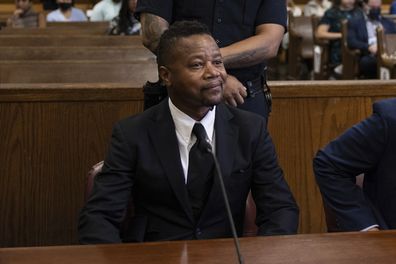 Actor Cuba Gooding Jr. sits in Manhattan Criminal Court for his sexual misconduct case, Thursday, Oct 13, 2022, in New York.