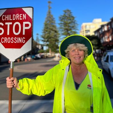 Wendy, the lollipop lady.