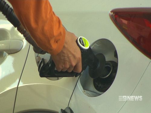 A drop in global oil costs overnight means Australian motorists will pay less at the bowser. Picture: 9NEWS.