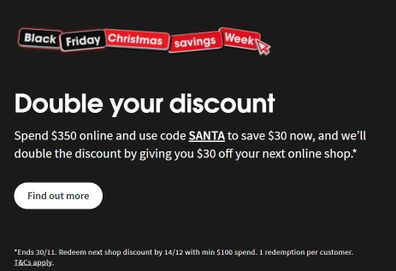 black friday 2025 coles