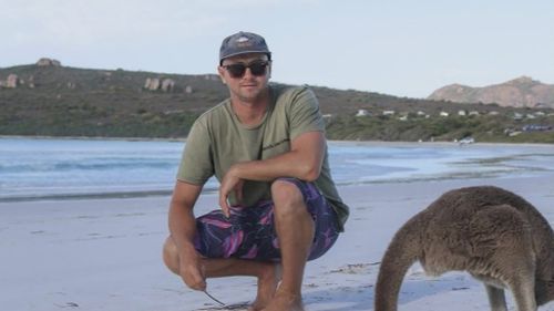 Max Marsden was surfing with a friend at Lucy's Beach, located about 20 kilometres south of Geraldton, when he was bitten on his right arm this morning.