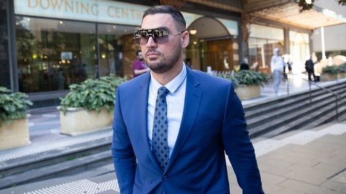 Salim Mehajer outside Downing Centre Local Court, in Sydney.