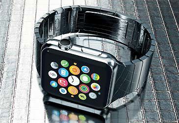 When did Apple launch its first Apple Watch?