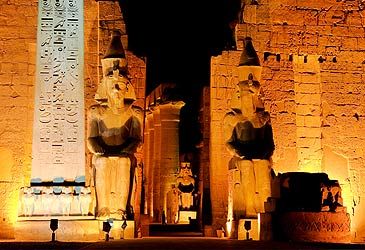 The Luxor Temple complex was built in which ancient city?