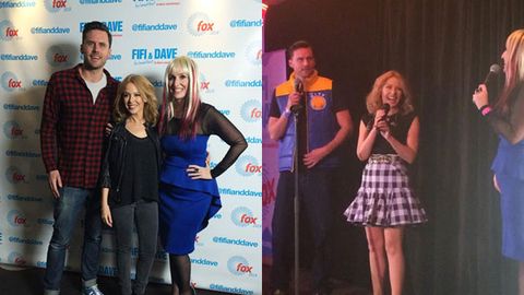 Watch: Kylie Minogue sings 'Happy Birthday' to Fifi Box at '90s-themed party