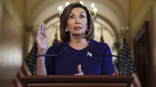 House Speaker Nancy Pelosi said "the president must be held accountable".