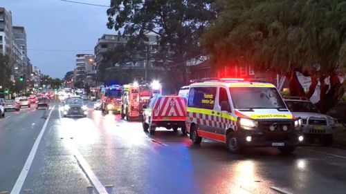A home in Sydney's south has been struck by lighting as storms roll across the city.Emergency services were called to the property in Maroubra in the city's eastern suburbs at 5.30pm this afternoon.