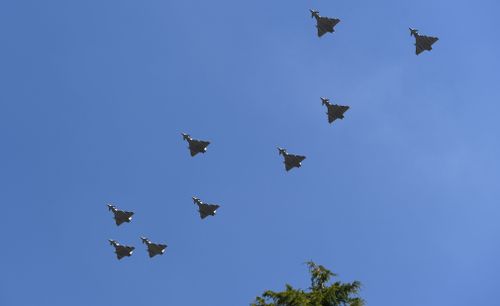 There was a massive fly-past over Buckingham Palace. Picture: AAP