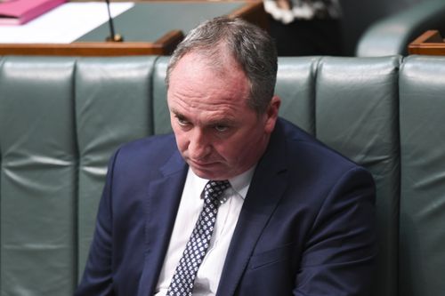 Barnaby Joyce is facing pressure to resign from some inside the Coalition. (AAP)