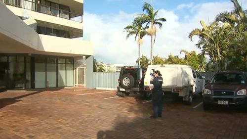 Police were called to the address after reports a man and woman were fighting inside. (9NEWS)