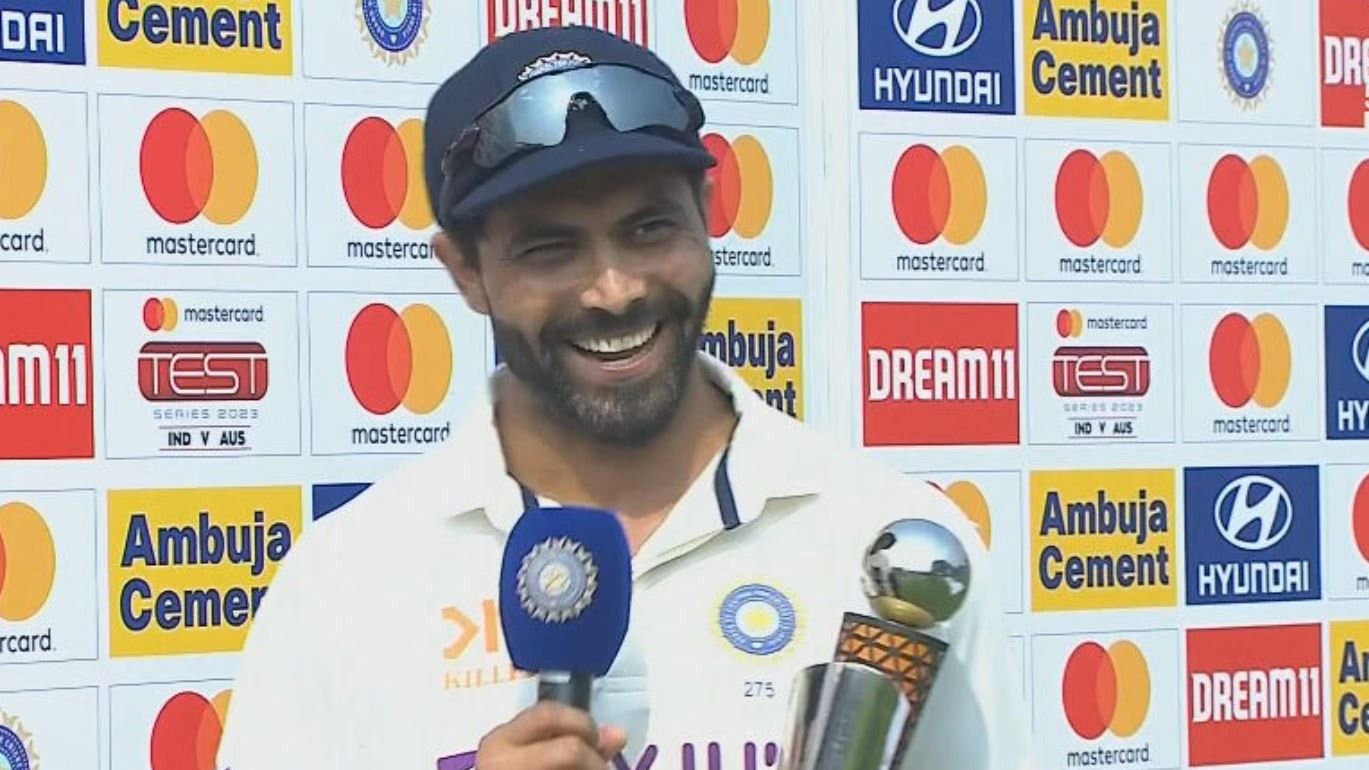 Ravi Jadeja laughed when asked if playing sweep shots to his bowling on such a wicket was a good idea.
