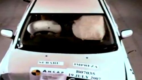 Consumers are being urged to check whether their vehicle has been recalled to replace the defective airbags. (9NEWS)