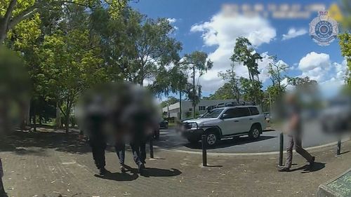 After a major manhunt spanning both Queensland and New South Wales the alleged killers of a woman allegedly shot dead have been arrested and charged.Chloe Jade Mason's heartbroken family spoke exclusively to Nine News, after receiving the news of the arrests, which we made in Logan, south of Brisbane.