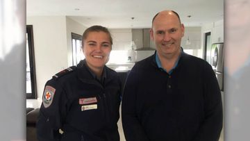 Off-duty paramedic Jess Handley got an alert on the ‘GoodSAM’ app when doctor Andrew Crellin went into cardiac arrest in his home nearby.