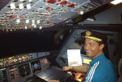 <b>Football king Cristiano Ronaldo has literally soared to new heights after buying himself a $28.7m private jet.</b><br/><br/>According to reports, the three-time Ballon d'Or winner has splashed out on a Gulfstream G200 twin-engine business plane.<br/><br/>The Real Madrid star's new toy can seat eight to 10 people and has a private room to hold his endless hordes of trophies.<br/><br/>But the lavish mode of transport can at least be justified when compared to some of sports stars and their expensive tastes.<br/>