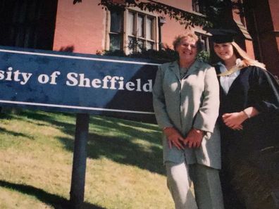 Sarah Swain and mum, Jean Swain