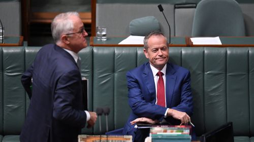 While Mr Turnbull might have the favour of Aussie voters where it comes to economic policy Coalition's preference over Labor has widened 47 to 53 percent in regards to two-party terms. Picture: AAP