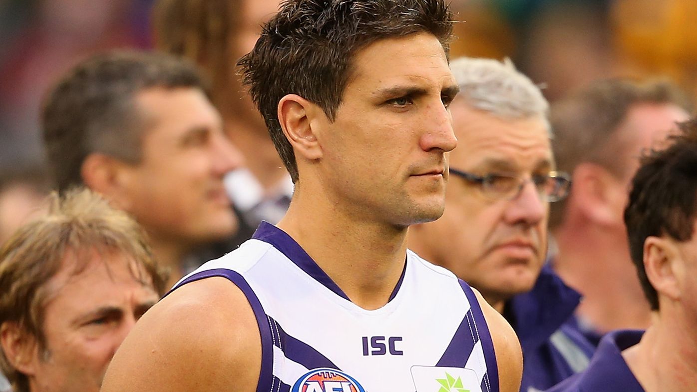 Fremantle captain Matthew Pavlich after his side&#x27;s loss to Hawthorn in the 2013 AFL grand final.