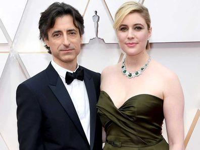 Director Noah Baumbach and Greta Gerwig attend the 92nd Annual Academy Awards.