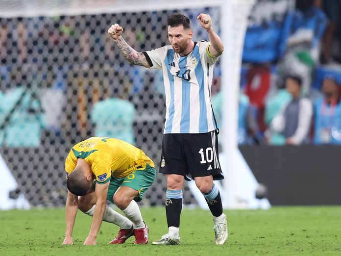 Argentina vs Australia final score, result: Messi stars as brave Socceroos  bow out of World Cup