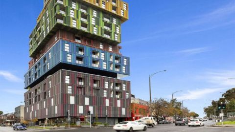 live inside melbourne's iconic lego tower st kilda domain