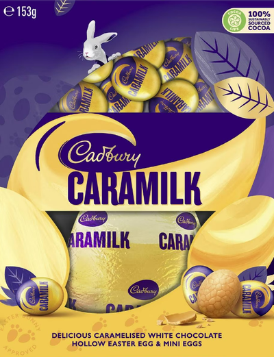 Cadbury Caramilk Easter eggs