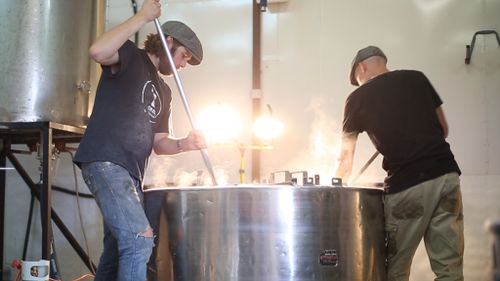 Three engineer friends founded 7 Cent Brewery in Gisborne South, in Victoria. (7 Cent Brewery)