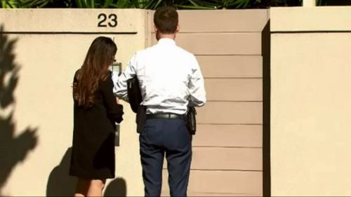 Victorian detectives visit the Avondale Heights home of Karen Ristevski.