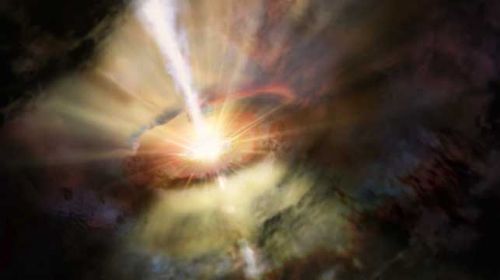 Astronomers observe 'supermassive' black hole gorging on gas
