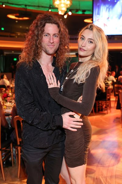 Justin Long and Paris Jackson 