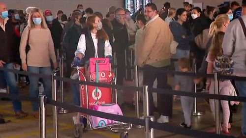 Passengers have had to endure long waits at airports, who have had problems hiring new staff quickly enough after shedding thousands during the pandemic.