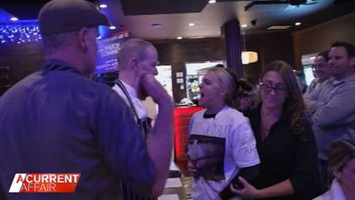 vegan activist Tash Peterson stormed John Mountain's Fyre Restaurant.