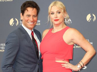 Ioan Gruffudd and Alice Evans at the Monte Carlo TV Festival in 2018.