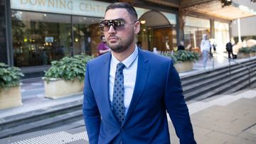 Salim Mehajer outside Downing Centre Local Court, in Sydney.