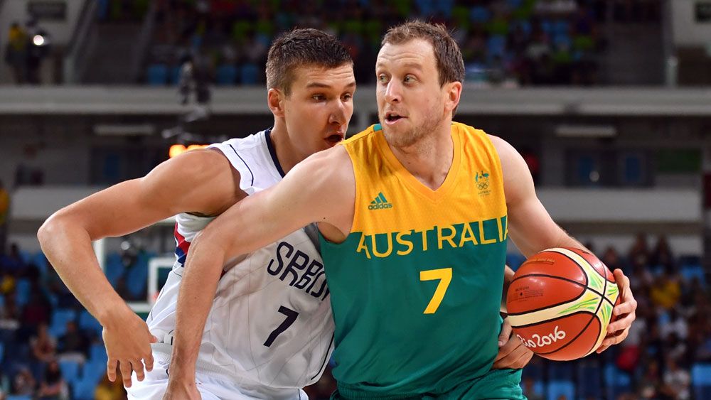 The Boomers have surged past Serbia. (AFP)