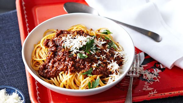 Mum's spaghetti Bolognese