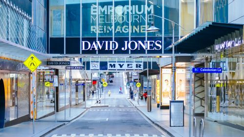 Empty Melbourne streets during the COVID-19 pandemic.