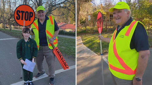 Parents join forces with lollipop man who was banned from high fives