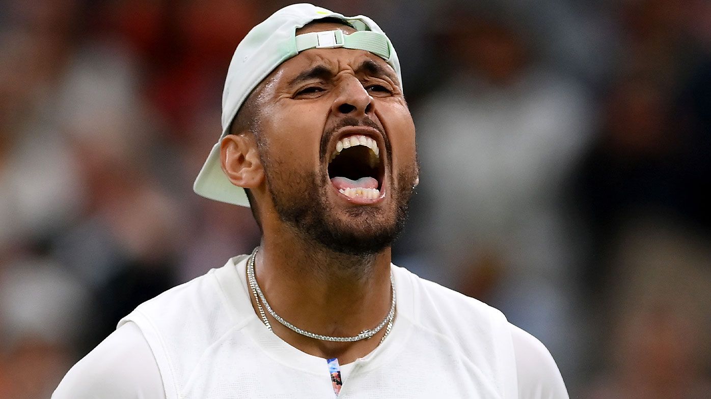 Kyrgios rips 'dumb' umpire in Wimbledon epic