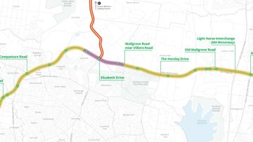 Commuters in Western Sydney will face a slower commute for many months due to a motorway speed cut.