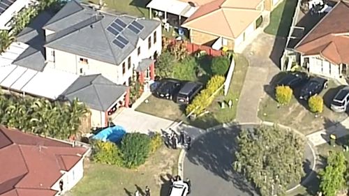 A man has been shot dead by police in Brisbane's south-west.