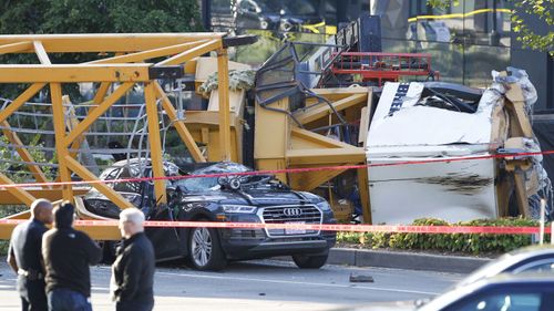 Crane falls from new Google campus building onto busy Seattle street, killing four