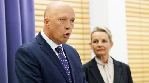 Peter Dutton elected Liberal leader as David Littleproud defeats Barnaby Joyce for Nationals job - 9News