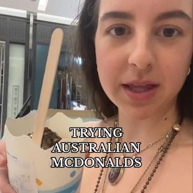US tourist shocked at Australian McFlurry detail