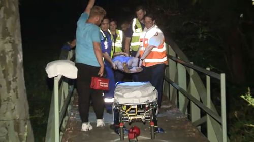 Man in hospital after falling five metres off a bridge in Sydney’s west