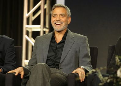 George Clooney attends the Hulu Panel during the Winter TCA 2019 on February 11, 2019 in Pasadena, California.