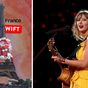 French fans welcome Taylor Swift with mind-bending video